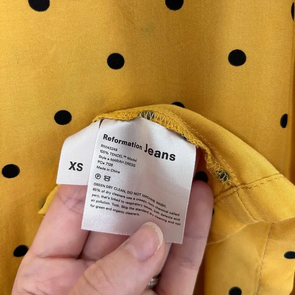 Reformation Mariah Polka Dot Dress - Picture 11 of 12